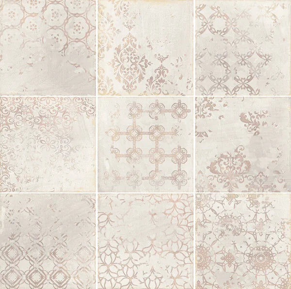 Terracota Blanco Decor 7.9x7.9 Matte Terracota Tile