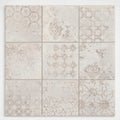 Terracota Blanco Decor 7.9x7.9 Matte Terracota Tile 8x8 close-up