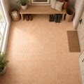 Terracota Cotto 7.9x7.9 Matte Terracota Tile 8x8 — Mudroom floor