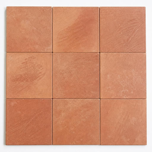Terracota Cotto Decor 7.9x7.9 Matte Terracota Tile 8x8 close-up