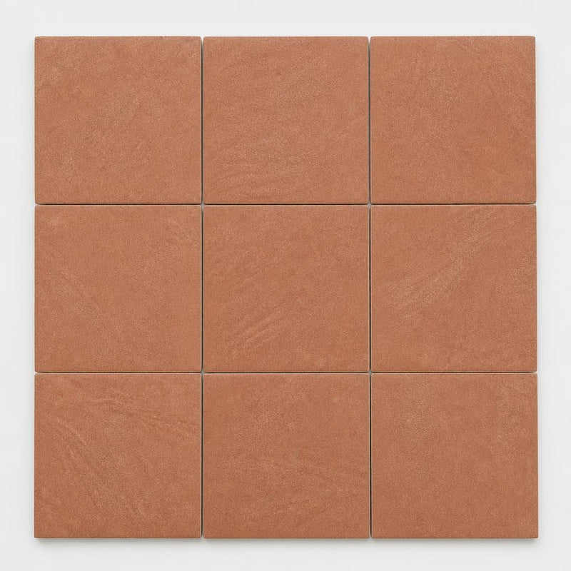 Terracota Teja 7.9x7.9 Natural Terracota Tile 8x8 close-up