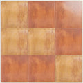 Terracotta Italian Saltillo Terra Cotta 13x13 Polished Porcelain Tile 12 close-up