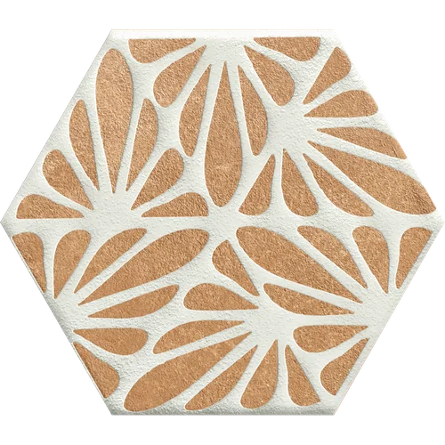 Terracreta Series Cesello Chamotte 8.5x10 Hexagon Honed Porcelain Tile