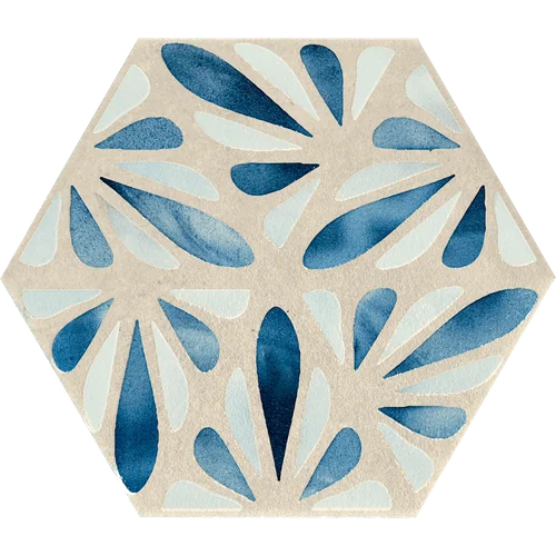 Terracreta Dipinto Marna 8.5x10 Hexagon Honed Stone Look Porcelain Tile