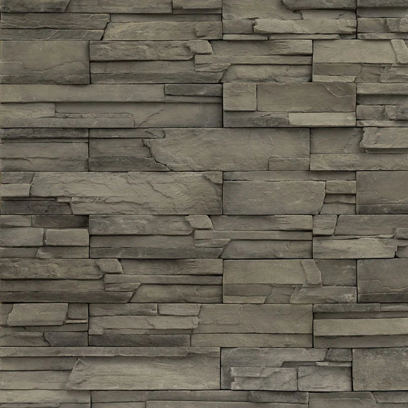 Terrado Copen Ash Random Flats Natural Porcelain Ledger Stone