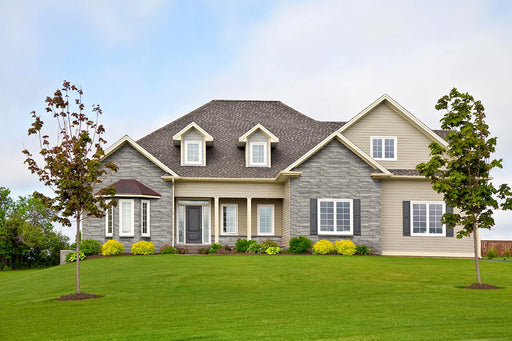 Terrado Copen Ash Random Flats Natural Porcelain Ledger Stone