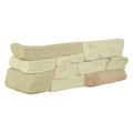 Terrado Peninsula Cream Random Corner Natural Porcelain Ledger Stone