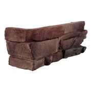 Terrado Peninsula Earth Stacked Stones Corner Random Natural PVC Ledger Stone