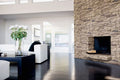 Terrado Peninsula Sand Stacked Stones Corner Random Natural PVC Ledger Stone