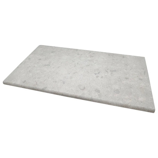 Terrazo Glacier 13x24 Matte Porcelain Pool Coping