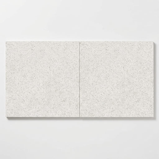 Terrazzo White 24x24 Porcelain Tile close-up