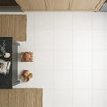 Terrazzo White 24x24 Porcelain Tile — Kitchen floor