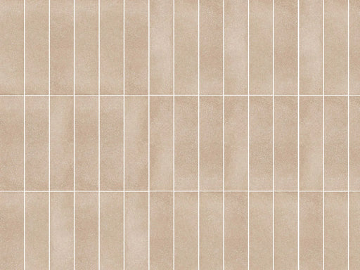 Tetris Jolly Ecru 0.5x8 Matte Porcelain Trim