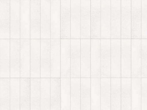 Tetris White 2x8 Matte Porcelain Tile