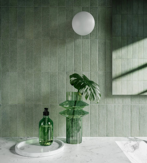 Tetris Jolly Muschio 0.5x8 Matte Porcelain Trim