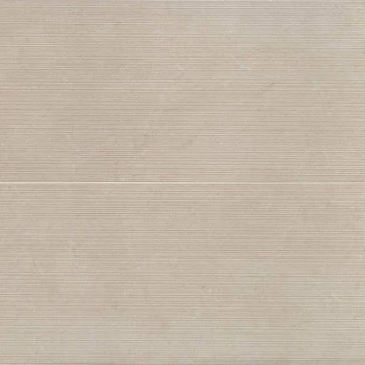 Thaddeus Almond Cannatte Deco 48x24 Matte Ceramic Tile