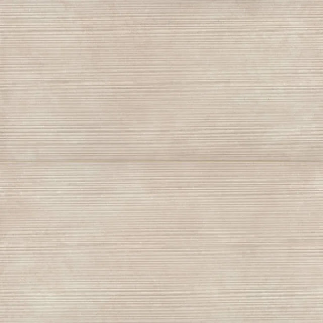 Thaddeus Creme 48x24 Matte Cannatte Deco Ceramic Tile