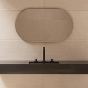 Thaddeus Creme 48x24 Matte Cannatte Deco Ceramic Tile