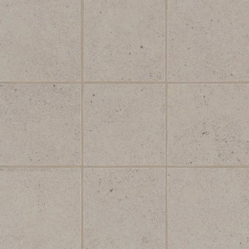 Thaddeus Taupe 4x4 Matte Mosaic on 12x12 Sheet