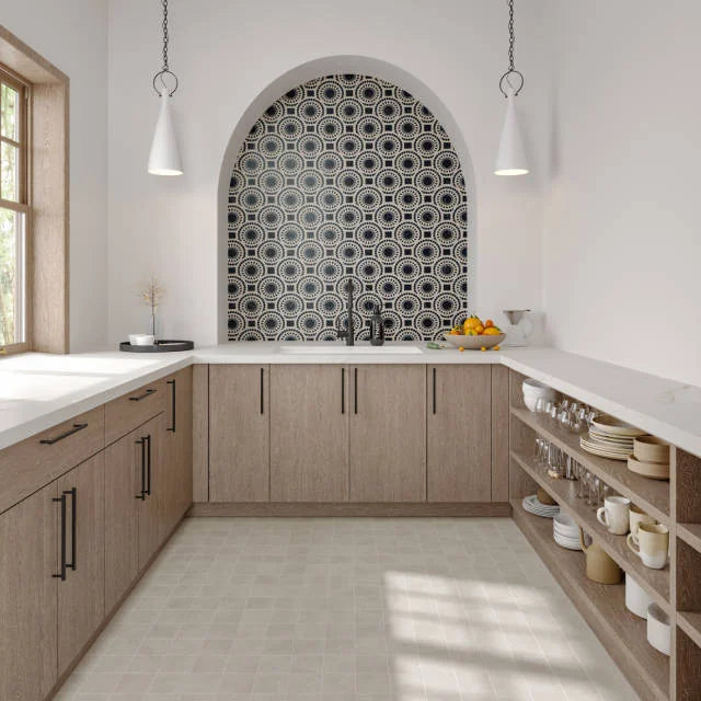 Thaddeus White 4x4 on 12x12 Sheet Matte Porcelain Mosaic