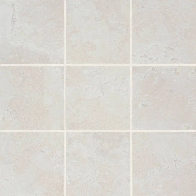 Thaddeus White 4x4 on 12x12 Sheet Matte Porcelain Mosaic