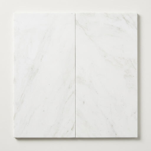 Thassos CLASSIC White Honed 12x24 Marble Tile close-up
