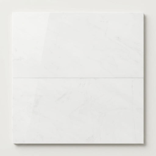 Thassos CLASSIC White Polished 12x24 Marble Tile close-up