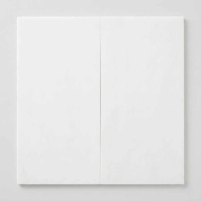 Thassos PREMIUM White Honed 12x24 Marble Tile close-up