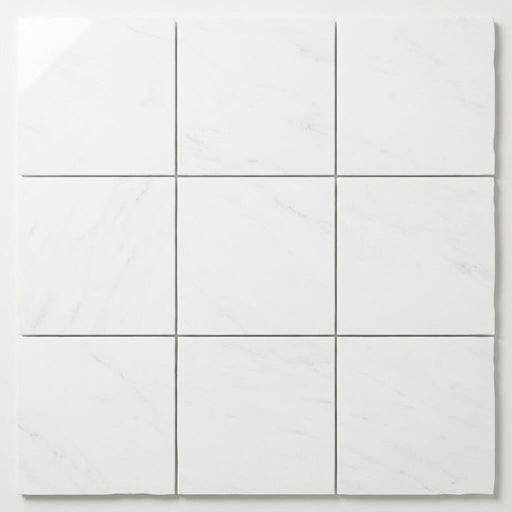 Thassos PREMIUM White Polished 12x12 Marble Tile close-up