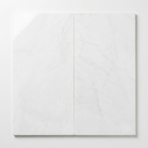 Thassos PREMIUM White Polished 12x24 Marble Tile close-up