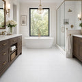Thassos White 12x24 Honed Natural Marble Tile — Primary Bath floor