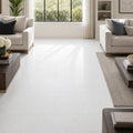 Thassos White 18x18 Honed Natural Marble Tile — Family Room floor