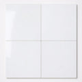 Thassos White 18x18 Polished Marble Tile close-up