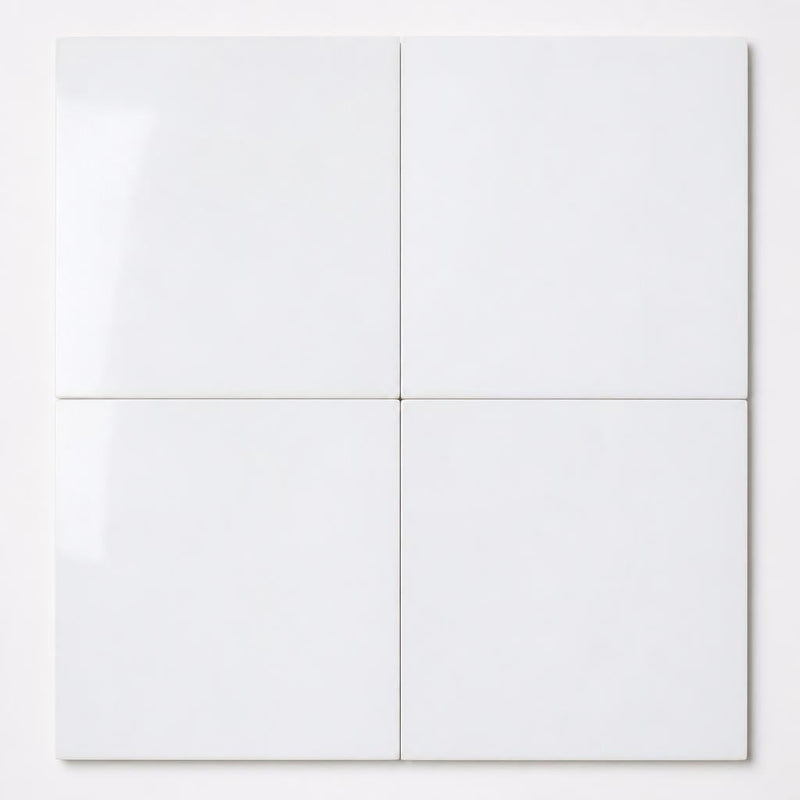 Thassos White 18x18 Polished Marble Tile close-up