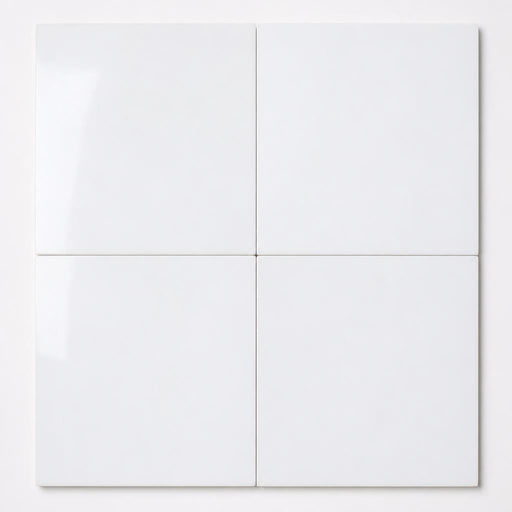 Thassos White 18x18 Polished Marble Tile close-up