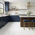 Thassos White (Greek) Marble 12x24 Honed Tile — Kitchen floor