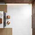 Thassos White (Greek) Marble 24x24 Honed Tile — Kitchen floor