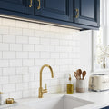 Thassos White (Greek) Marble 3x6 Honed Tile — Kitchen backsplash