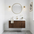 Thassos White (Greek) Marble 4x12 Honed Tile — Powder Room wainscot