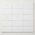 Thassos White (Greek) Marble 6x12 Honed Tile close-up