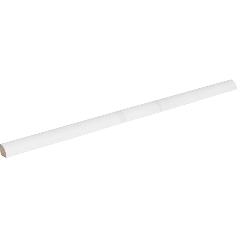 Themar Bianco Lasa 1/2x12 Pencil Bullnose Matte Porcelain Trim