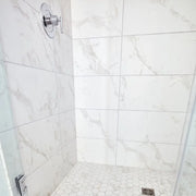 Themar Bianco Lasa 2-3/8 Inch Hexagon Matte Porcelain Mosaic