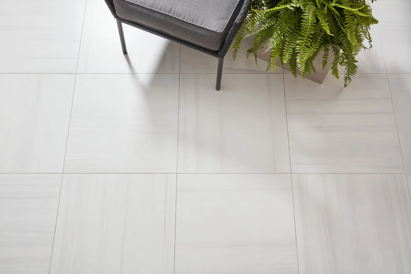 Themar Bianco Lasa 24x24 Matte Porcelain Tile