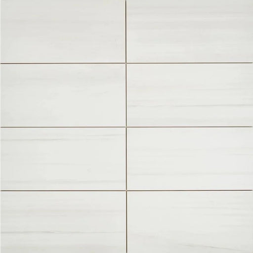 Themar Bianco Lasa 12x24 Matte Porcelain Tile