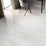 Themar Bianco Lasa 12x24 Matte Porcelain Tile