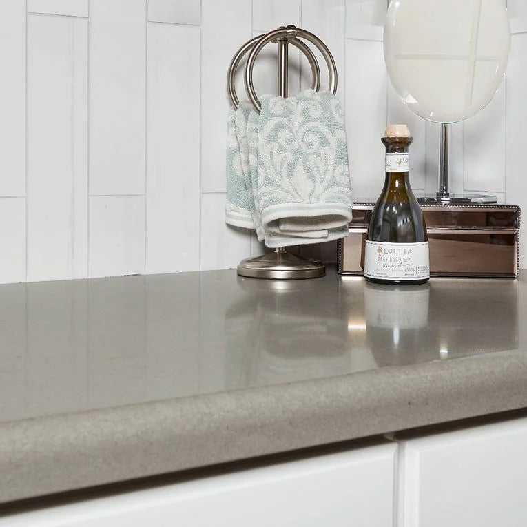 Themar Bianco Lasa Polished 1/2x12 Pencil Bullnose Porcelain Trim