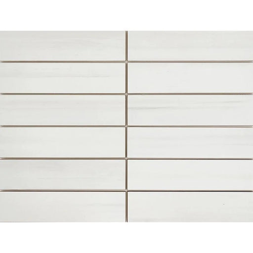 Themar Bianco Lasa 3x12 Polished Porcelain Tile