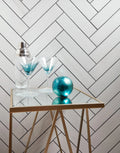 Themar Bianco Lasa Polished 1/2x12 Pencil Bullnose Porcelain Trim