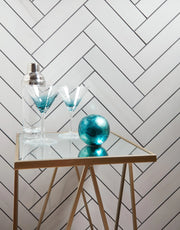 Themar Bianco Lasa Polished 1/2x12 Pencil Bullnose Porcelain Trim