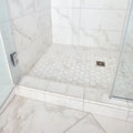 Themar Venato Gold 3x12 Surface Bullnose Matte Marble Look Porcelain Trim